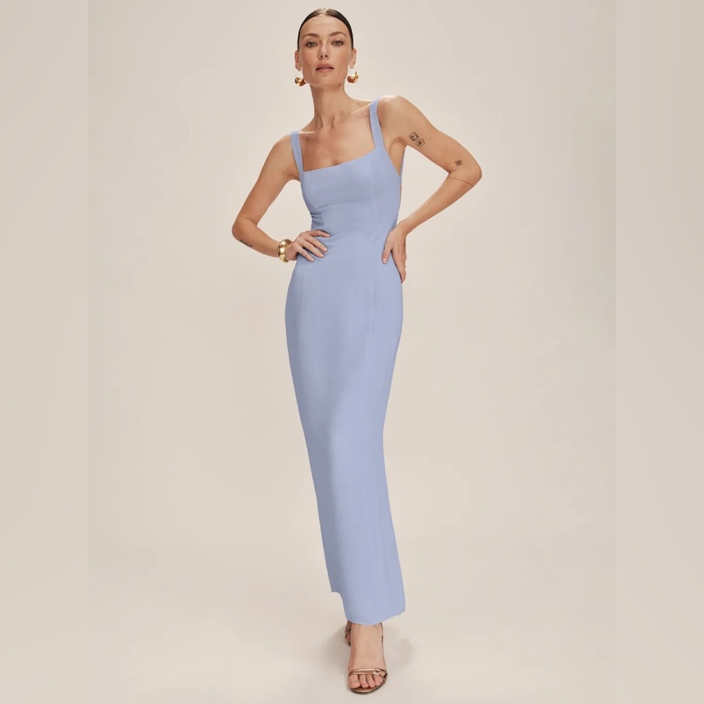 Reformation Chime Dress - Ice Water